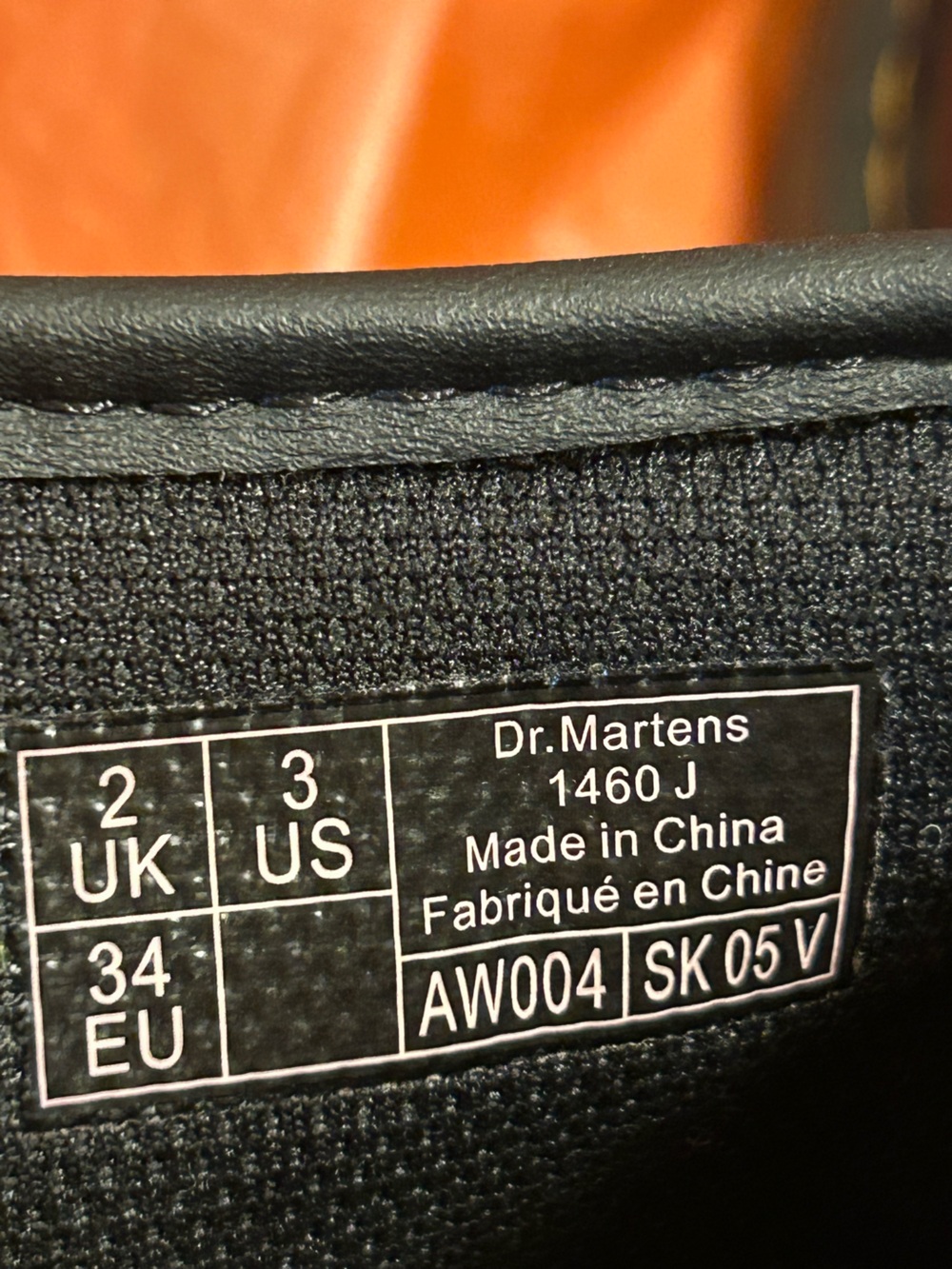 Dr. Martens Junior 1460 Softy T black leather combat boots size 34. (Us3) - Picture 9 of 15